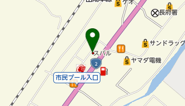 無法松 下関店の地図画像