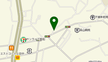 粟根衣料品店の地図画像