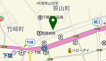 下関ふく総本店株式会社宅配事業部の地図画像
