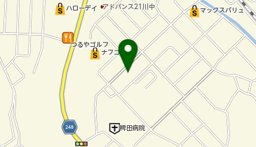 田代硝子店の地図画像