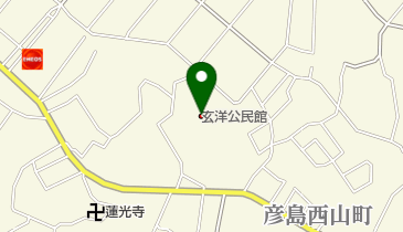 下関市 玄洋公民館の地図画像