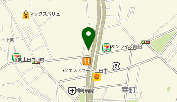 九大進学ゼミ 上田中校の地図画像