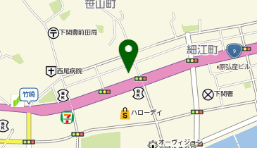 下関市民劇場の地図画像