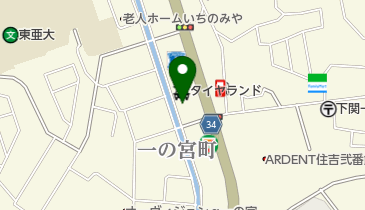 大東建託株式会社下関支店の地図画像