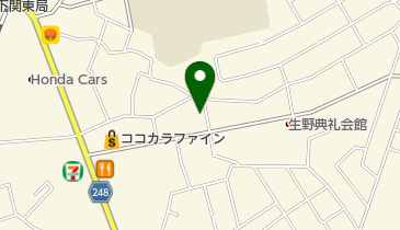 関本自動車整備工場の地図画像