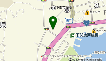 赤間関硯本家玉弘堂の地図画像