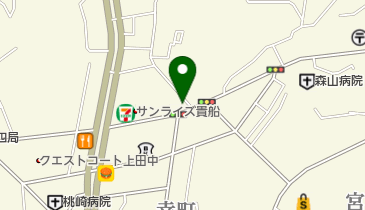 三浦精肉店貴船店の地図画像