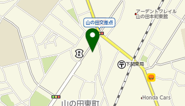 ピザーラ下関中央店の地図画像