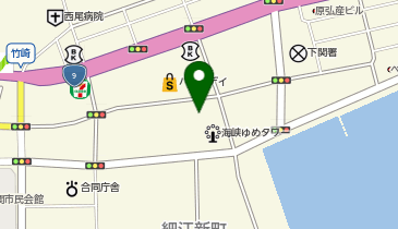社団法人下関観光コンベンション協会の地図画像