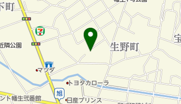 インテックの地図画像