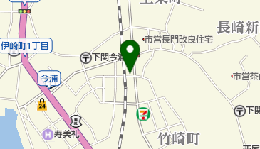 たえ美容室の地図画像