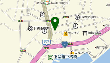 ビューティ・ジャパン唐戸店の地図画像