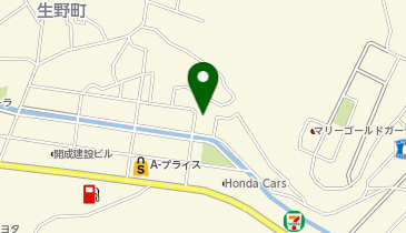 木のおもちゃアリスの地図画像