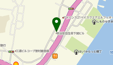 明治安田生命保険相互会社山口支社の地図画像