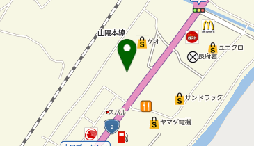 一番倉庫長府店の地図画像