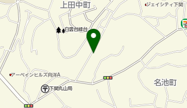 荒田理容院の地図画像