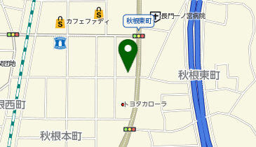 ヘアーサロン日野の地図画像