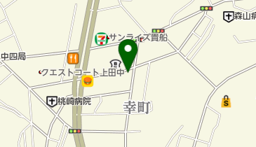 ヘアーサロン浦部の地図画像