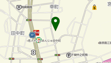 ヘアーサロンふじいの地図画像