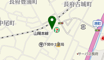 レオン長府店の地図画像