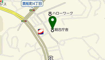 山口県下関総合庁舎 下関県民局の地図画像