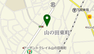 下関市役所 サテライトオフィス山の田の地図画像