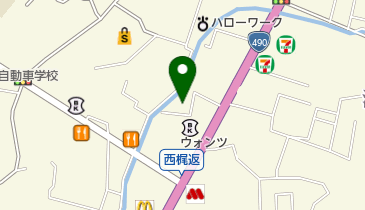 川口硝子店の地図画像