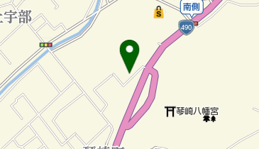 坂田ガラス店の地図画像