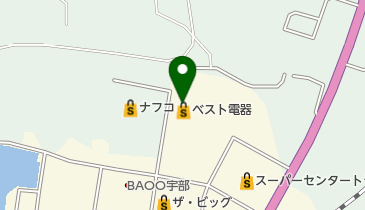 株式会社ベスト電器 宇部東店の地図画像