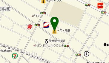 株式会社ベスト電器 New宇部店の地図画像
