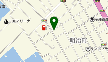 三徳漁網宇部店の地図画像