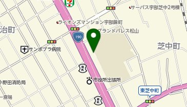 宇部神召キリスト教会の地図画像