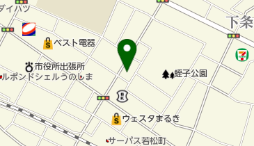 モイスティーヌ宇部サロンの地図画像