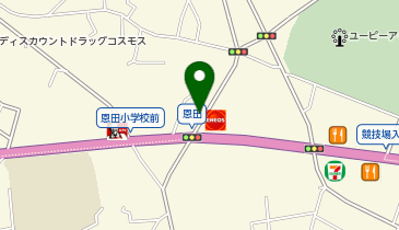 ワミレスサロン・ベルローズの地図画像