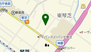 宇部火薬株式会社の地図画像