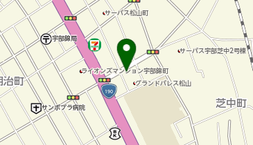 美顔ささきの地図画像