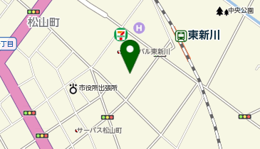 メナード化粧品東新川代行店の地図画像
