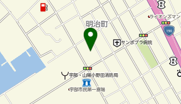宇部小野田新生活互助会の地図画像