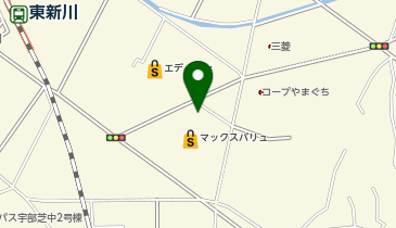 ランドマーク宇部の地図画像