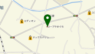 ホルン宇部店の地図画像