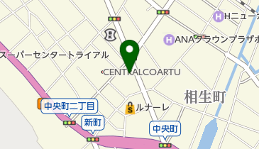 有限会社青葉 中央店の地図画像