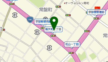 トップゴールド宇部店の地図画像