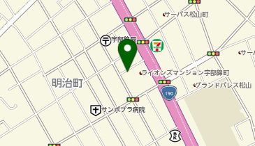ヘアーサロン丸善の地図画像