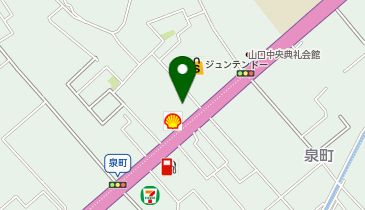 イーオン山口校の地図画像