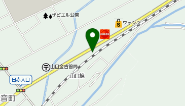 タサカクリーニング店の地図画像