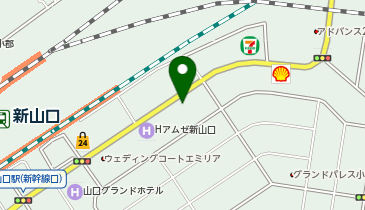 山口県ゴルフ協会の地図画像