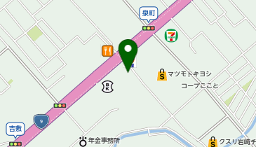 コーナーストーンの地図画像