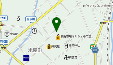 アクア美容室の地図画像