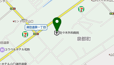 佐々木外科病院の地図画像