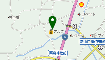 メガネのタケシゲの地図画像